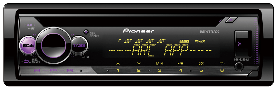 Autoradio Pioneer CD DEH-S2250UI USB AUX AM FM PANTALLA MULTICOLOR