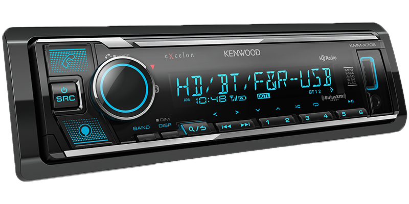 Autoradio KENWOOD KMM-X705 USB BLUETOOTH AUX AM FM APP