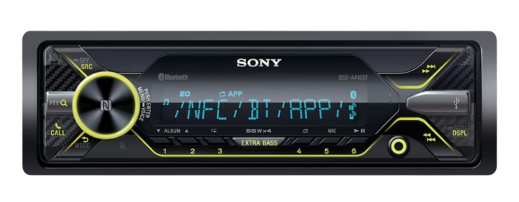 Autoradio SONY DSX-A416BT USB BLUETOOTH AUX AM FM PANTALLA MULTICOLOR