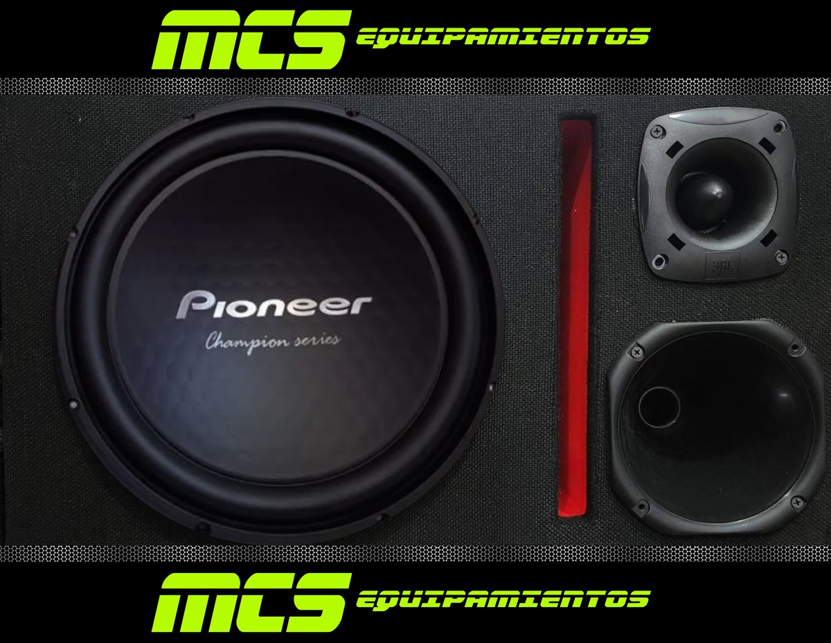 Caja trio con subwoofer PIONEER PIONEER TS-W32S4 12