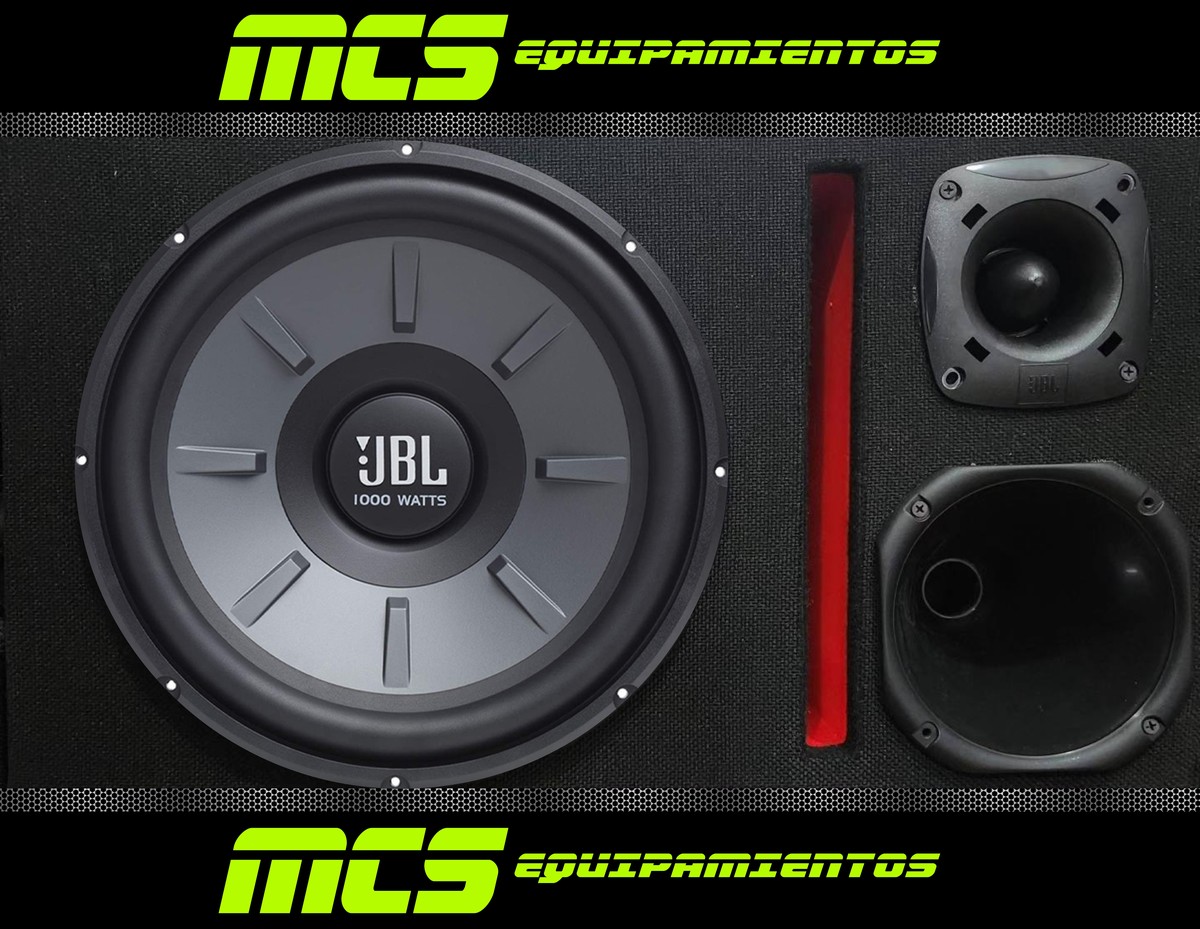 Caja trio con subwoofer JBL STAGE 1210D 12
