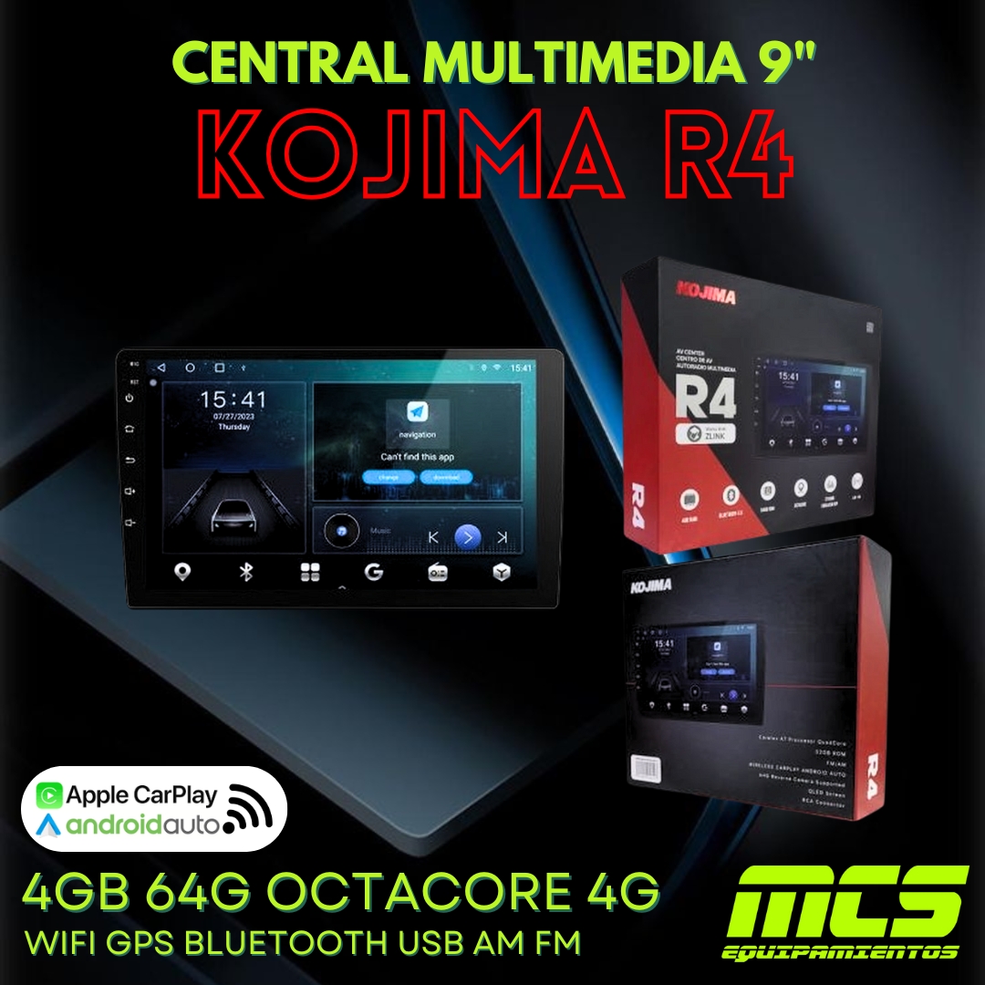 Central multimedia KOJIMA R4 pantalla 9