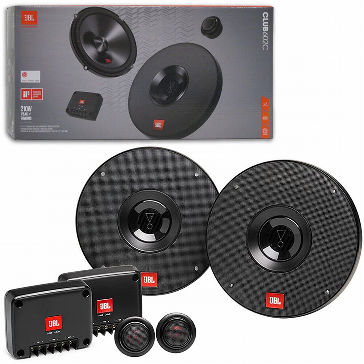 Kit 2 vías JBL CLUB 602C 6