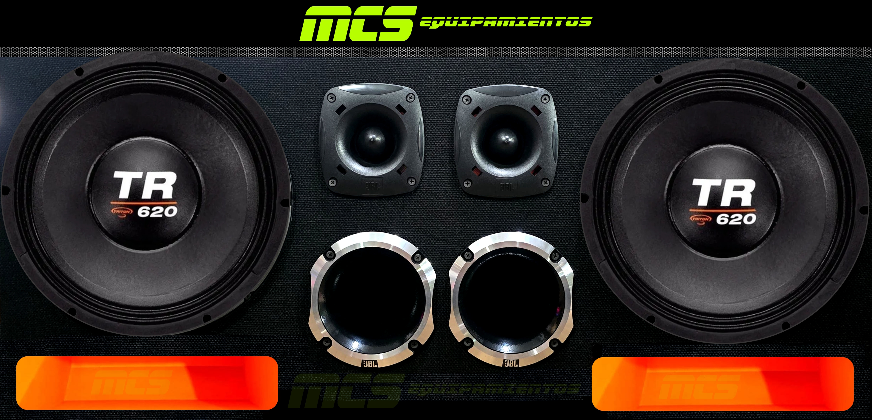 Equipo con woofer TRITÓN TR620 DOBLE