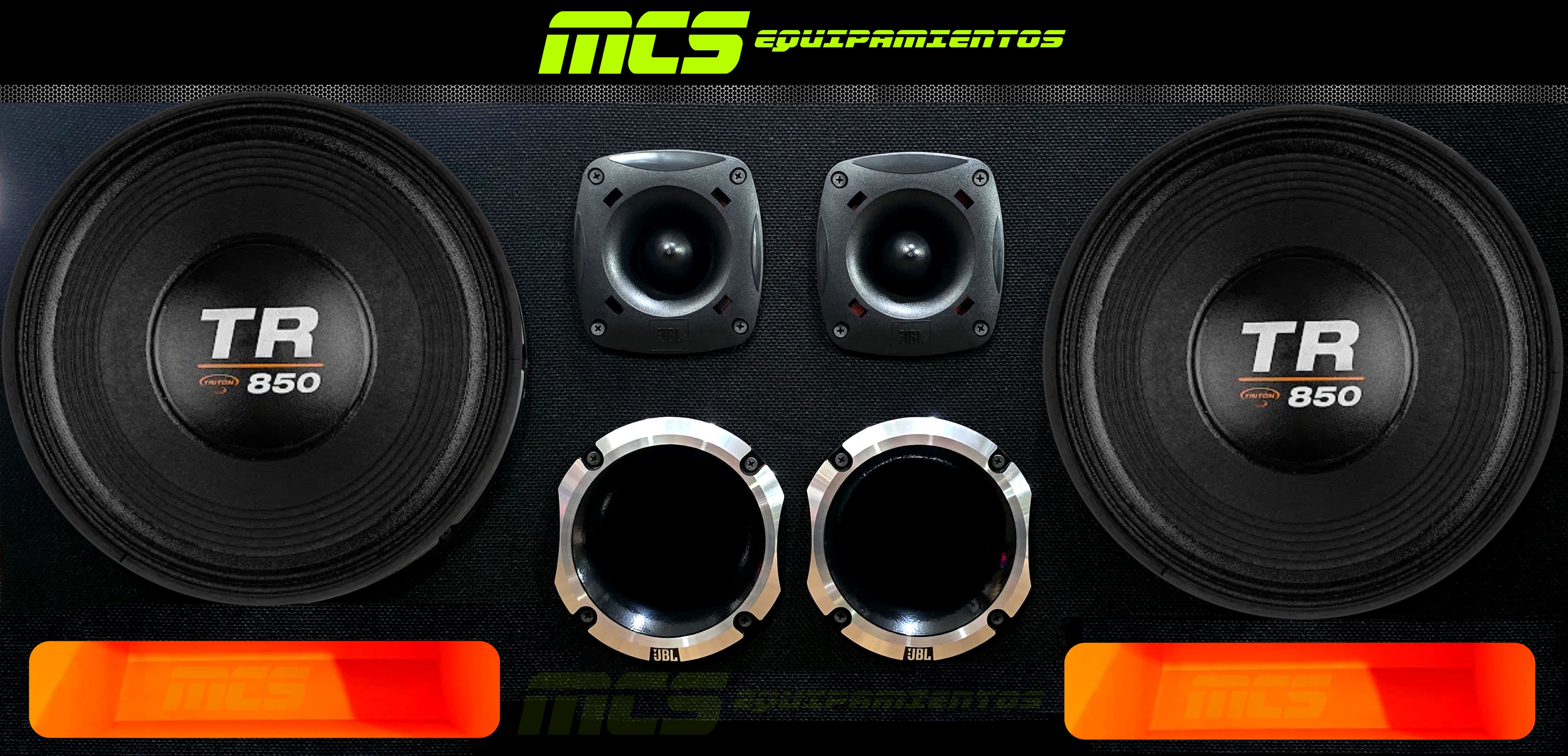Equipo con woofer TRITÓN TR850 DOBLE 