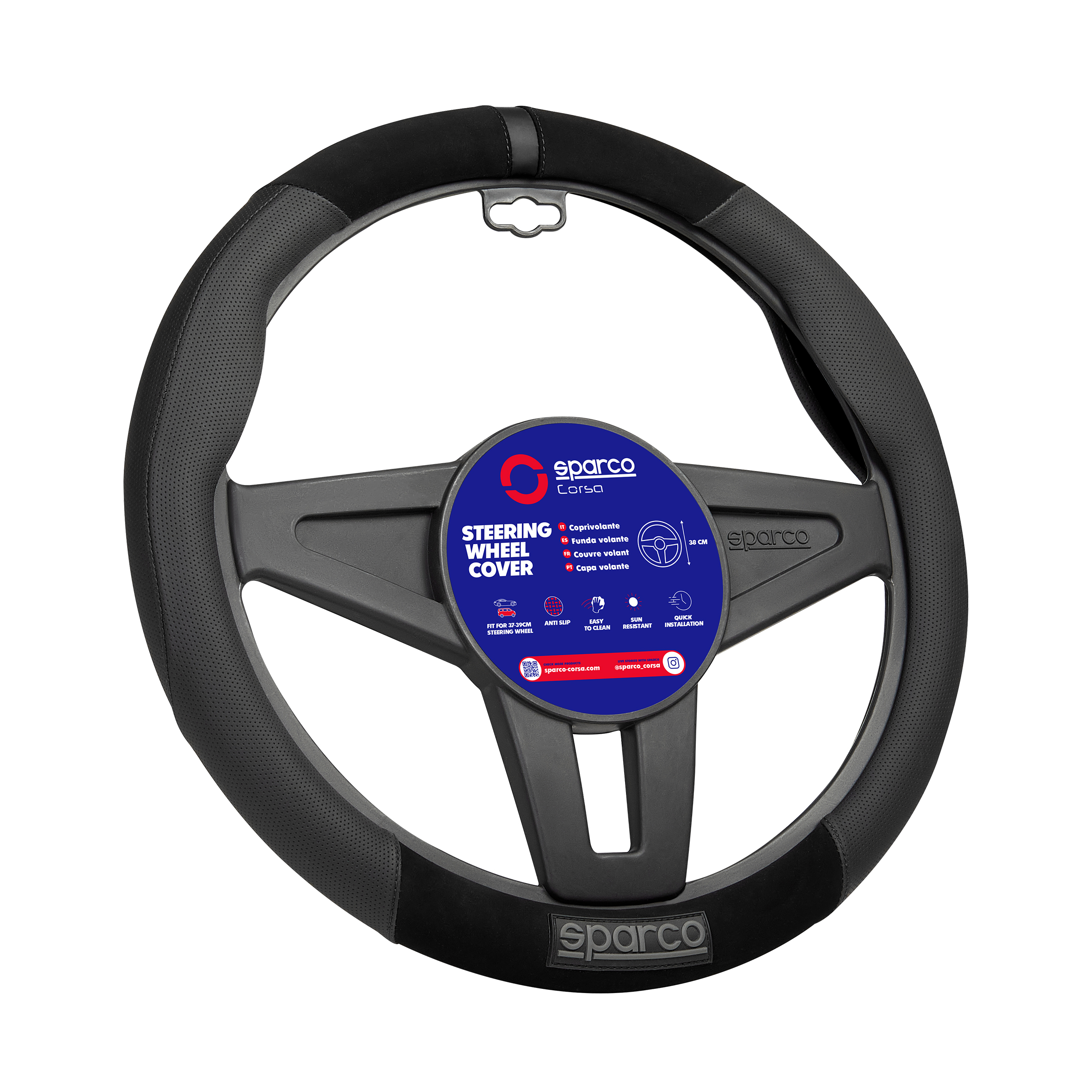 Cubre volante SPARCO SPS130BK