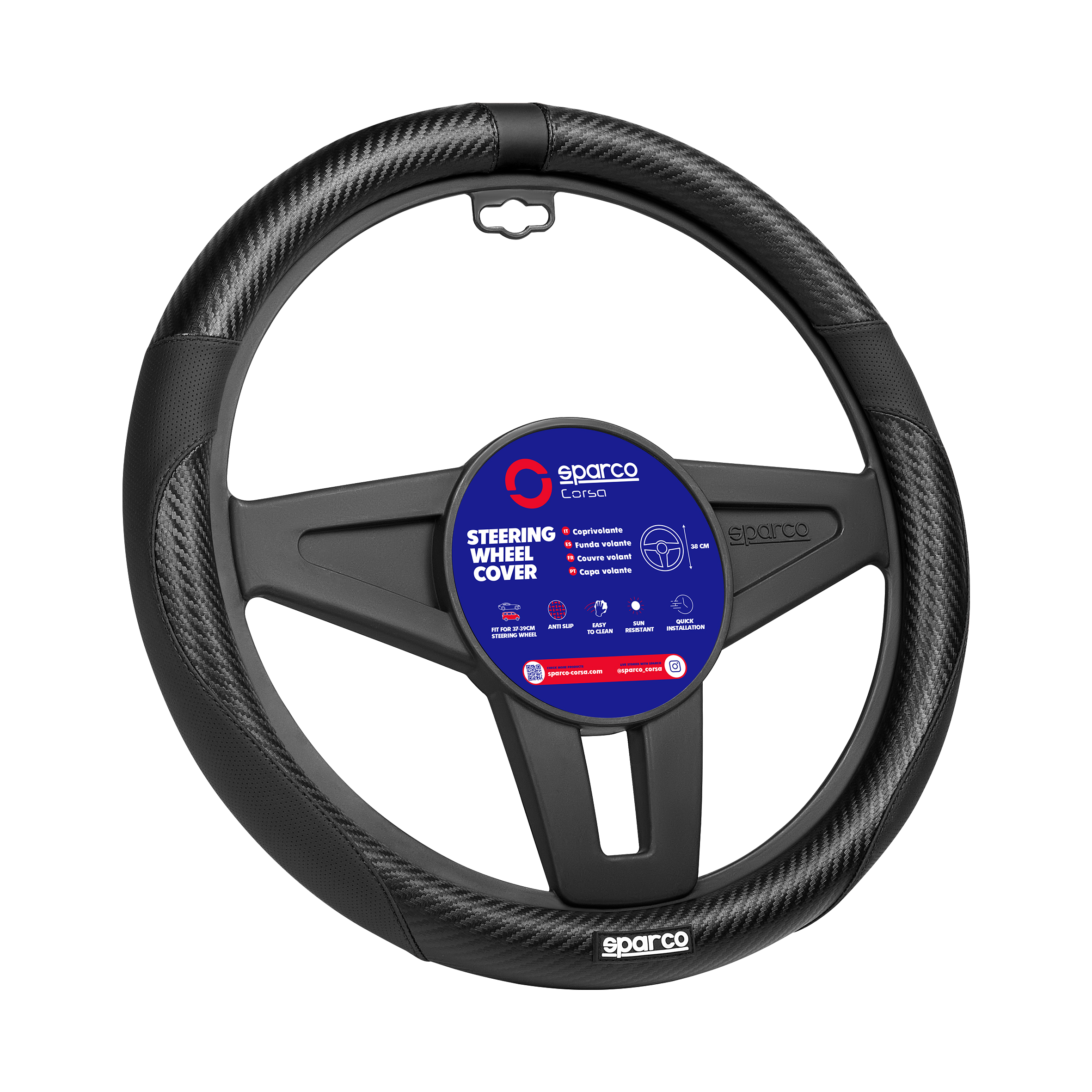 Cubre volante SPARCO SPS123BK